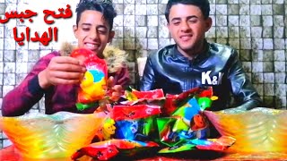 تحدي فتح كارتون جبس الجوائز وجدنا اشياء غريبة