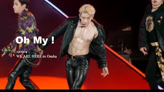 [4k] 190904 WE ARE HERE in Osaka Oh my  ! (몬스타엑스 원호 focus) monsta x wonho