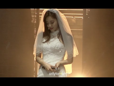 [Fancam] T-ara Eunjung wedding dress - Goodbye Shanghai concert