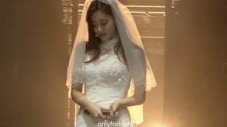[Fancam] T-ara Eunjung wedding dress - Goodbye Shanghai concert