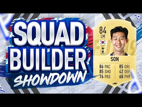 INSANE FIFA 19 SQUAD BUILDER SHOWDOWN!!! HEUNG MIN SON THE 84 RATED MONSTER!