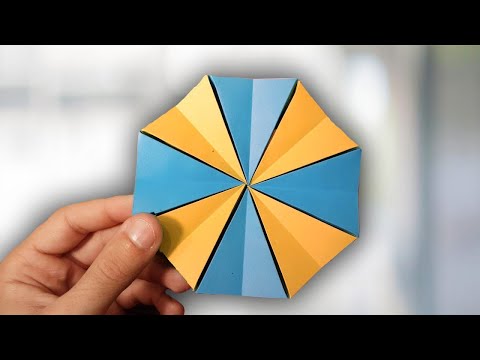 How To Make a Paper MOVING FLEXAGON | Fun and Easy Origami