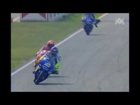 All of Valentino Rossi's year 2000 crashes