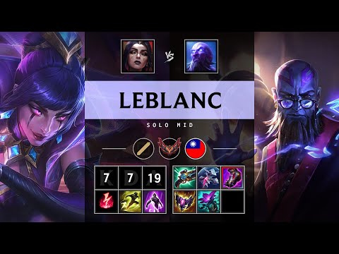 LeBlanc Mid vs Ryze - TW Grandmaster Patch 25.09