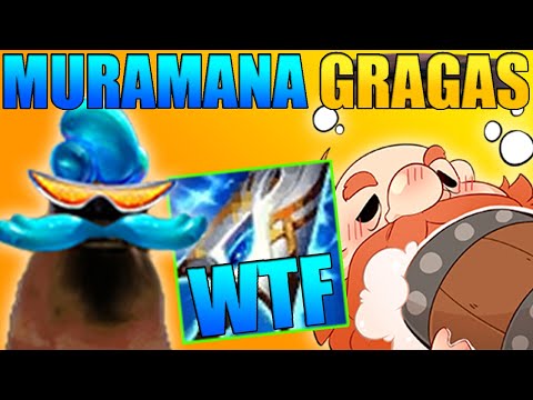 @WoodyFruity shows Bomba guy how BROKEN muramana is on Gragas😱
