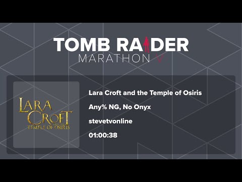 TRM V: Game #7: Lara Croft and the Temple of Osiris [Any% NG, No Onyx] by stevetvonline in 01:00:38