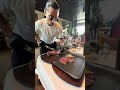 THE MOST EXPENSIVE STEAK WRAPPED IN GOLD "SALT BAE" PART 3  #saltbae #nusret #restaurant  #shorts