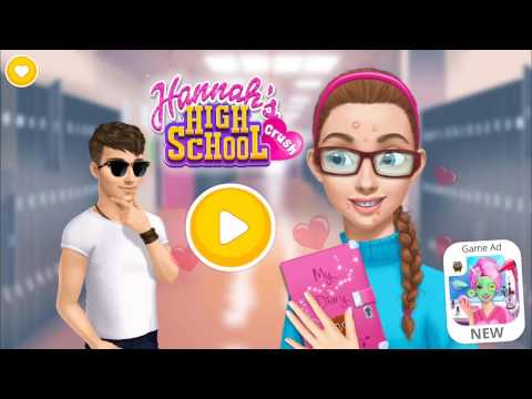 Hannah's High School Crush Gameplay #2 | TutoTOONS Games| Hannah's High School Crush FULL GAME