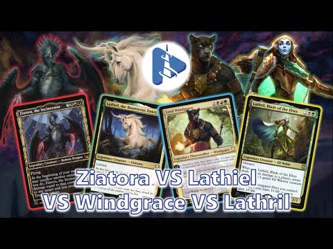 SO MANY +1/+1 COUNTERS!!! Commander / EDH Gameplay 107 - Ziatora VS Lathiel VS Windgrace VS Lathril