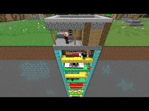 $1000 SECRET UNDERGROUND HOUSE - Minecraft