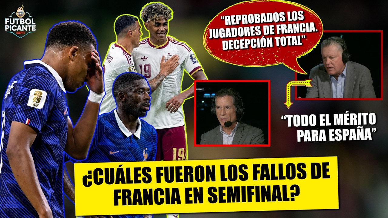¡ESPAÑA HUMILLÓ A FRANCIA y pasó a FINAL! Mbappé y Dembélé, borrados de la cancha | Futbol Picante