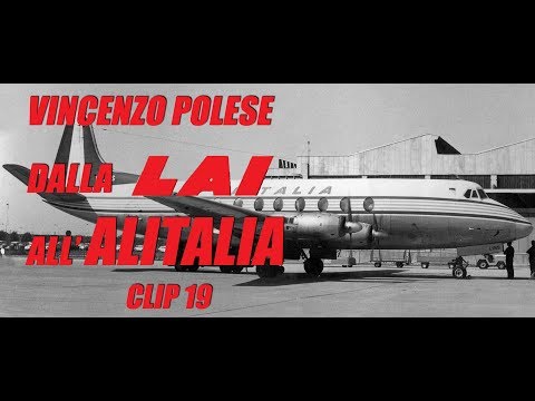 Alitalia 60s - Vickers Viscount and multilingual flight attendants