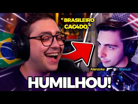VEZES Que Streamers BRASILEIROS HUMILHARAM Streamers GRINGOS! - MELHORES CLIPES DA TWITCH