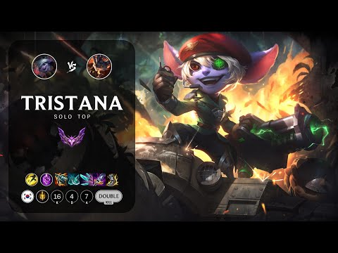 Tristana Top vs Rumble - KR Master Patch 13.8