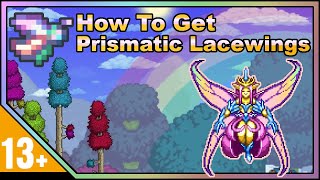 Terraria: How To Get Prismatic Lacewing / How To Spawn Empress Of Light (1.4 Journeys End)