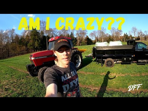 Spreading Pelletized Lime On My Farm Fields!