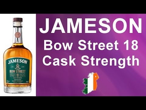 Jameson 18 Year Old Bow Street Cask Strength Irish Whiskey Review #178 from WhiskyJason