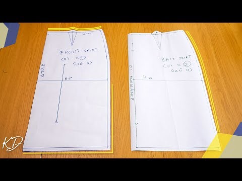 HOW TO: DRAFT BASIC SKIRT PATTERNS | KIM DAVE