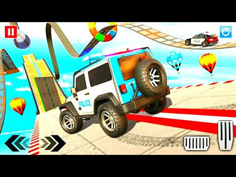 Police Prado Car Stunt Racing -Ramp Car Stunts 3D | Android Gameplay | Gaming World 5.0