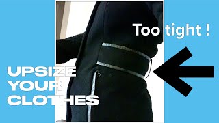 How To Alter Tight Clothes | RESIZE WOOL COAT | Upsize Mackage Winter Coat and Sewing Tips!