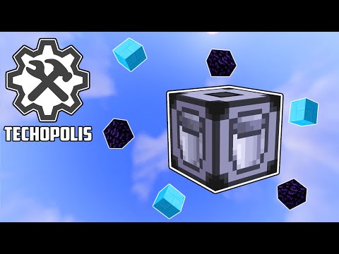 Minecraft Techopolis Skyblock - Obsidian Automation #5