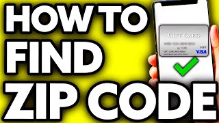 How To Find your Zip Code on Visa Gift Card (Very EASY!)