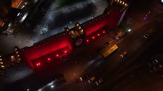 buyuksehirden kayseri kalesinde led aydinlatma uygulamasi