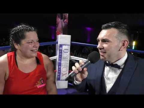 WCB LTD Charity Boxing Jenna Bahara V Emma Anderson