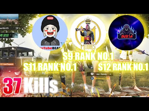 WORLD BEST INVINCIBILITY TEAM│WITH @Koreaninteresting ,@anihong1379 │ALL RANK NO.1 IN AISA│PUBG MOBILE
