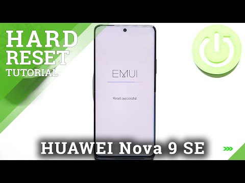 How to Reset All Data from HUAWEI Nova 9 SE - Factory Reset