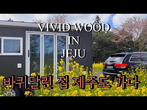 Vivid Wood House on Wheels