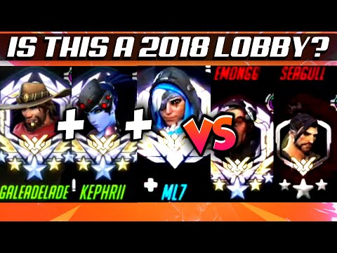Gale Cassidy + Kephrii + ml7 VS SEAGULL + Emongg! [ Overwatch Season 32 Top 500 ]