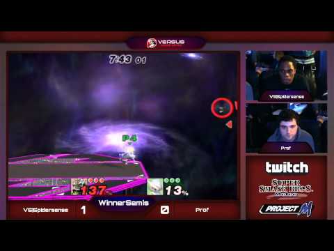 VS Weekly 7/30/14 - Winners Semis - VS|Spidersense (Ganondorf) vs Prof (Mewtwo) - Project M