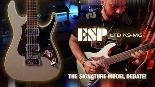 Video thumbnail for THE UPS AND DOWNS OF SIGNATURE MODEL GUITARS | ESP LTD KSM6 Ken Susi Review by Guitar Cinema
