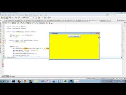 Basic Java 4 Creating A Gui