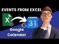 Google Calendar Import Events From Excel CSV Step By Step Guide