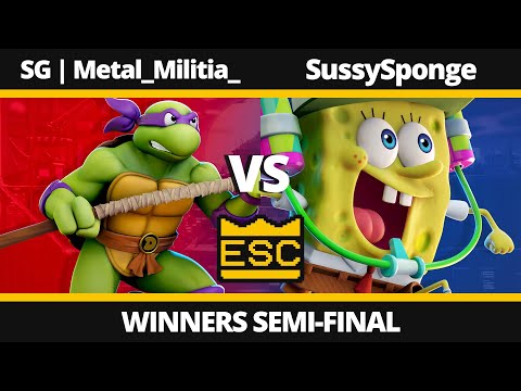 NASB at ESC 44 - Winners Semi-Final - SG | Metal_Militia_ (Donatello) Vs. SussySponge (SpongeBob)