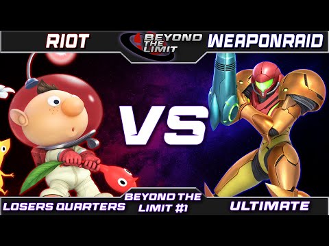 Beyond The Limit #1 Losers Quarters - Riot (Olimar) vs WeaponRaid (Samus)