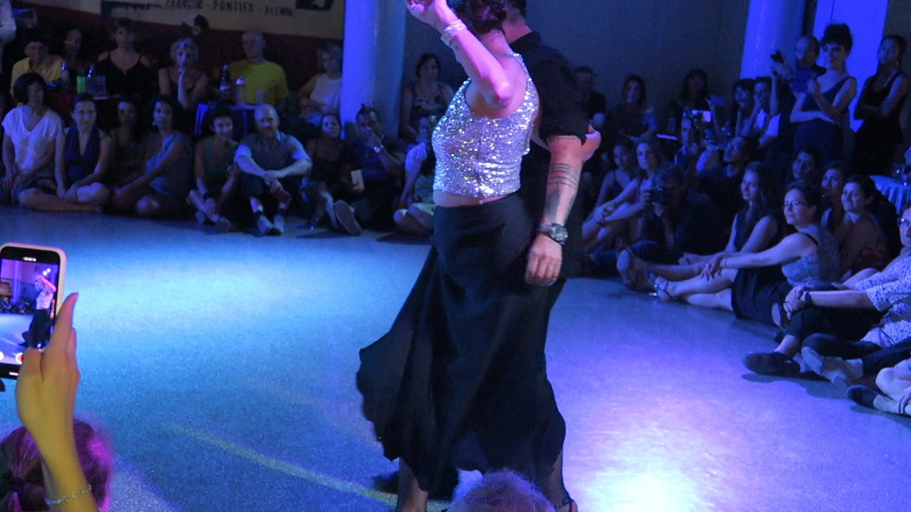 Mariano Chico Frumboli y Moira Castellano at Milonga Viva La Pepa 2020 6