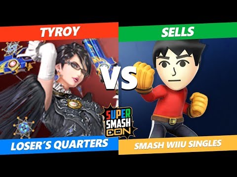 SSC 2019 SSB4 - AG Tyroy (Bayonetta) VS  Sells (Mii Brawler) Smash WiiU Loser's Quarters