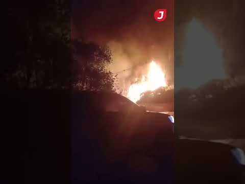 Fuego sin control al sudoeste de El Maitén