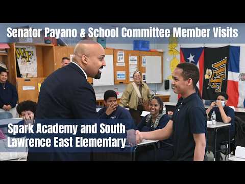 Senator Payano & School Committee Member visit Spark Academy and South Lawrence East Elementary thumbnail