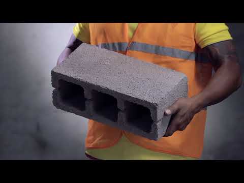 La Maconnerie chainee 7/11: Les briques et les blocs de beton.