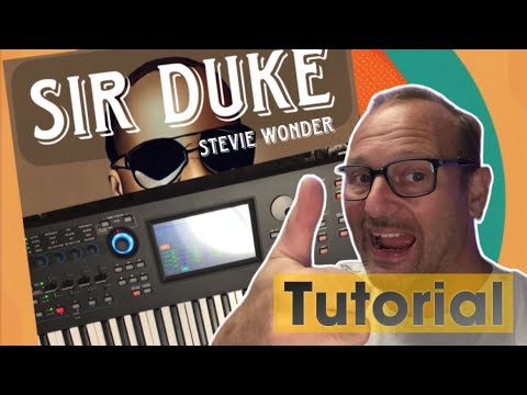 Sir Duke - Stevie Wonder - Keyboard Tutorial