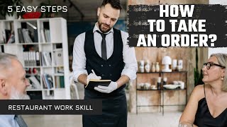 How to Take an Order in Restaurant || Order Taking Skills