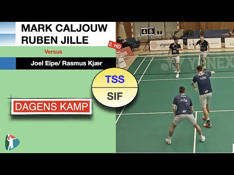 Badminton HD | Ruben Jille/ Mark Caljouw - Joel Eipe/ Rasmus Kjær | Ligaen|TSS - Skovshoved | 2021