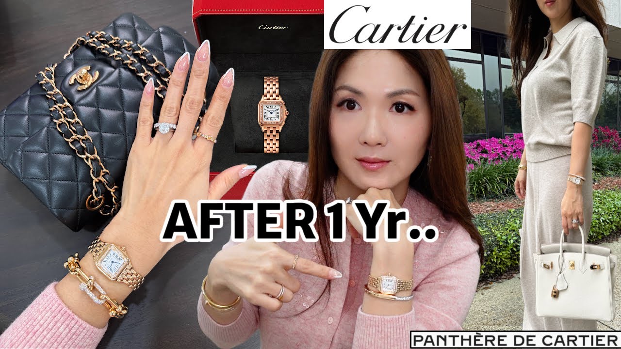 CARTIER PANTHERE DE WATCH AFTER 1 YEAR REVIEW | EVERYTHING ABOUT THIS⌚️💖💛💎| CHARIS❤️