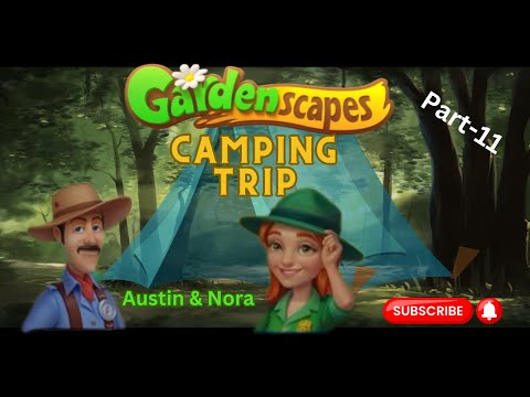 Gardenscapes | Camping Trip | Part-11 | Merge Items | Tips & Tricks | Gaming | S.R Gaming Club