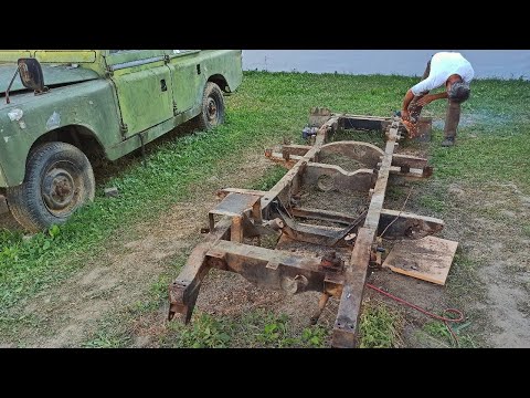 Land Rover Series 2A Restoration Part 3  Complete Chassis