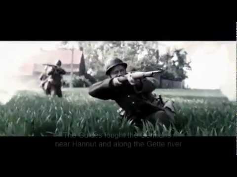 Belgian cavalry charge - the Guides Regiment